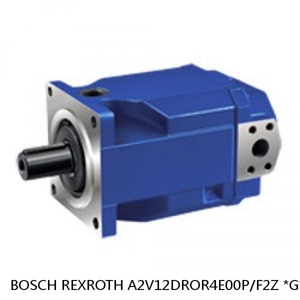 A2V12DROR4E00P/F2Z *G* BOSCH REXROTH A2V Variable Displacement Pumps