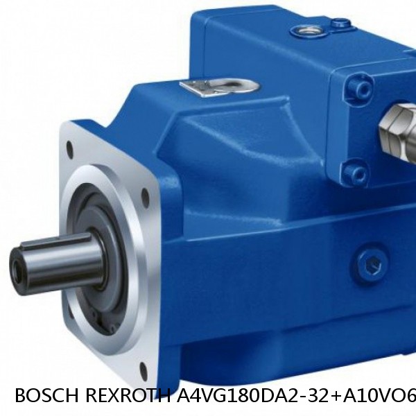 A4VG180DA2-32+A10VO60DFR-52 BOSCH REXROTH A4VG Variable Displacement Pumps