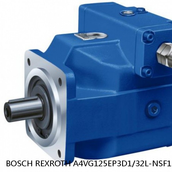 A4VG125EP3D1/32L-NSF13F021DC-S BOSCH REXROTH A4VG Variable Displacement Pumps