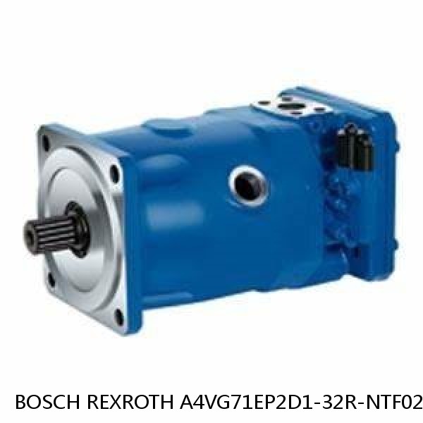 A4VG71EP2D1-32R-NTF02F011S BOSCH REXROTH A4VG Variable Displacement Pumps
