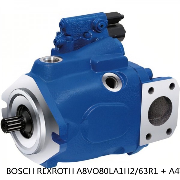 A8VO80LA1H2/63R1 + A4VG40DE4DT1/32R BOSCH REXROTH A8VO Variable Displacement Pumps