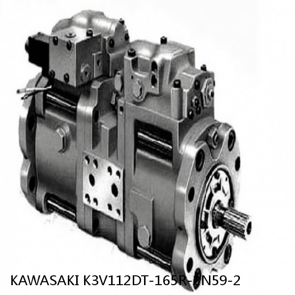 K3V112DT-165R-2N59-2 KAWASAKI K3V HYDRAULIC PUMP