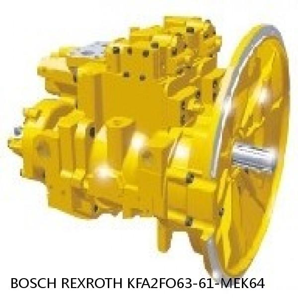 KFA2FO63-61-MEK64 BOSCH REXROTH KFA2FO HYDRAULIC PISTON PUMP #1 small image