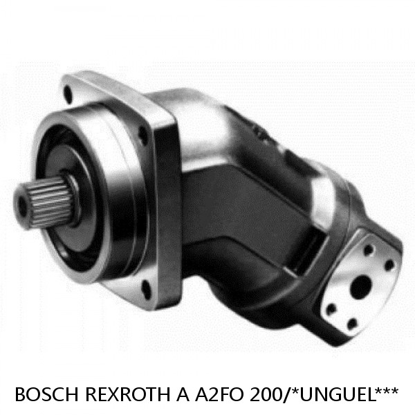 A A2FO 200/*UNGUEL*** BOSCH REXROTH A2FO Fixed Displacement Pumps #1 small image