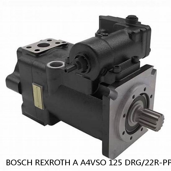 A A4VSO 125 DRG/22R-PPB13N BOSCH REXROTH A4VSO Variable Displacement Pumps