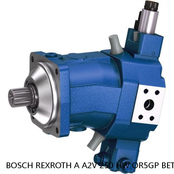 A A2V 250 HW OR5GP BETAET.FZ BOSCH REXROTH A2V Variable Displacement Pumps #1 small image