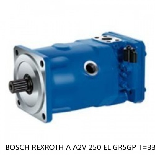 A A2V 250 EL GR5GP T=33 SEC BOSCH REXROTH A2V Variable Displacement Pumps #1 small image
