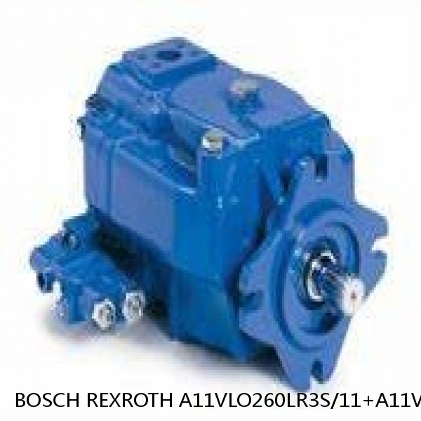 A11VLO260LR3S/11+A11VO60DRS/1 BOSCH REXROTH A11VLO Axial Piston Variable Pump