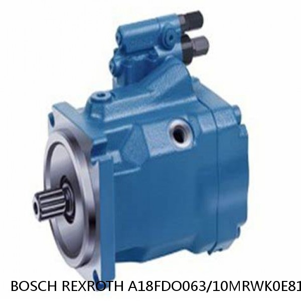 A18FDO063/10MRWK0E81- BOSCH REXROTH A18VO Axial Piston Pump #1 small image