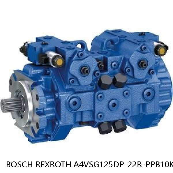 A4VSG125DP-22R-PPB10K010N BOSCH REXROTH A4VSG Axial Piston Variable Pump