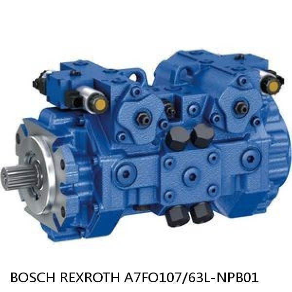 A7FO107/63L-NPB01 BOSCH REXROTH A7FO Axial Piston Motor Fixed Displacement Bent Axis Pump #1 small image