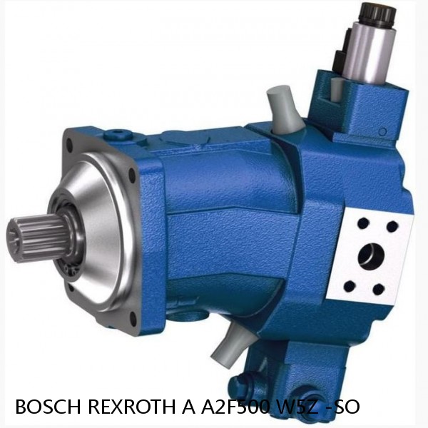 A A2F500 W5Z -SO BOSCH REXROTH A2F Piston Pumps #1 image